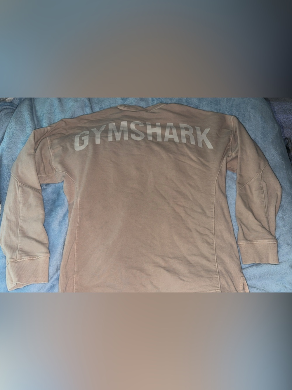 Gymshark Tan Long Sleeve Crewneck Sweatshirt